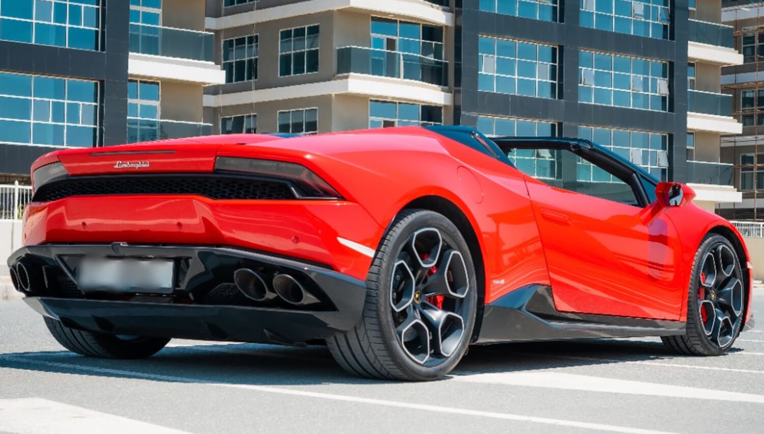 Lamborghini Huracan Spyder Vermietung Dubai